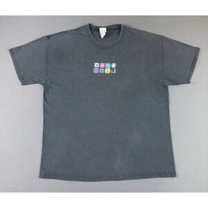 Rare Vintage Y2K Apple Computers 2009 WWDC Promo Black XL Fit Shirt Art Logo